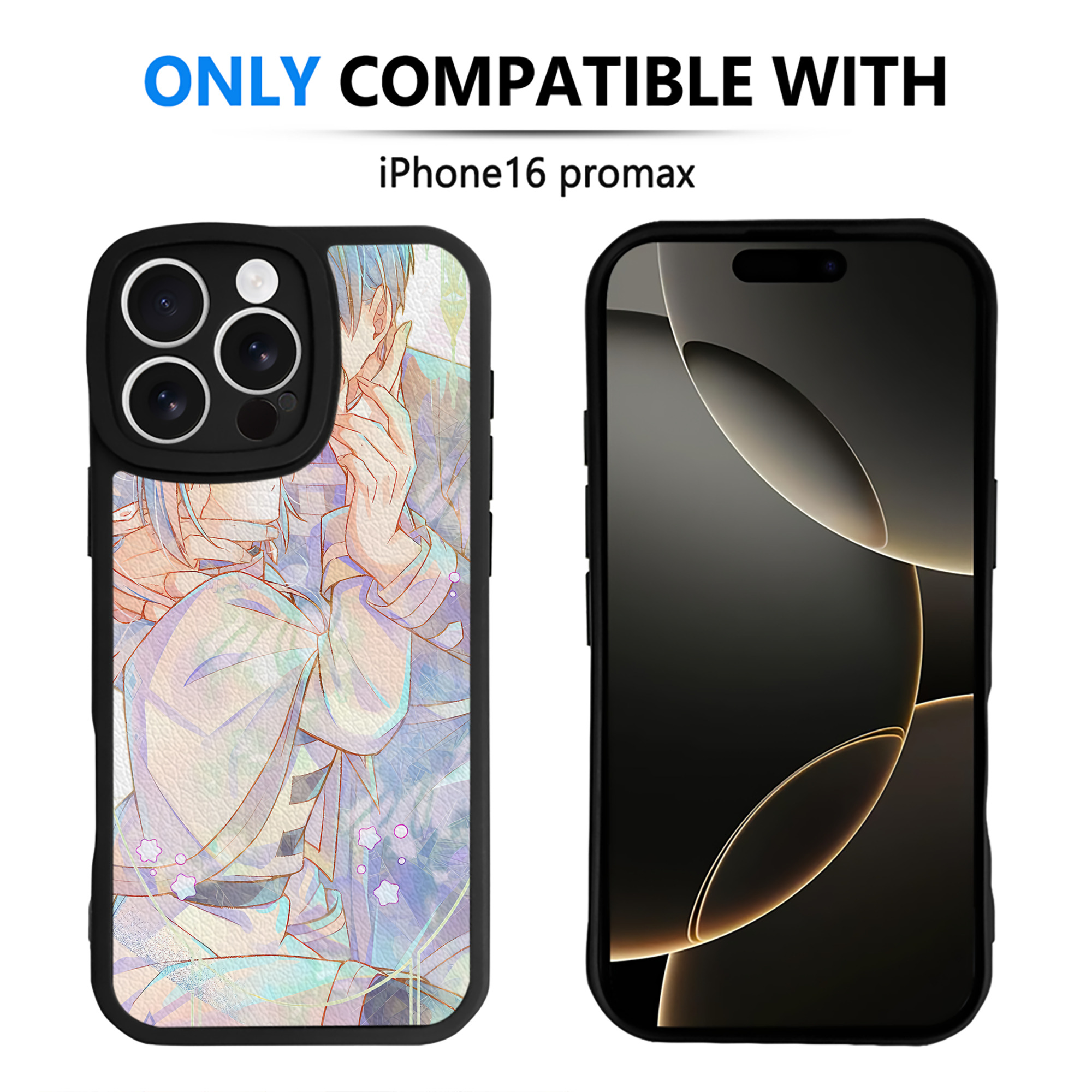 （画像用） 葬送のフリーレン Frieren 【iPhone 16シリーズ対応】シリコンスマホケース（レザー調） 材質：シリコン